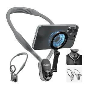 TELESIN Magnetic Neck Mount – Hands-Free Phone Holder