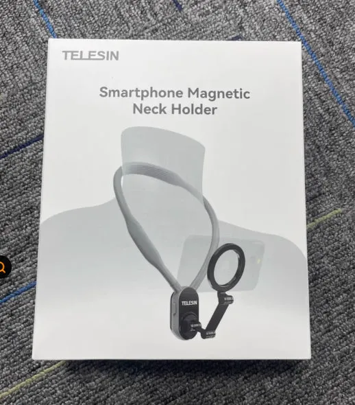 TELESIN Magnetic Neck Mount – Hands-Free Phone Holder