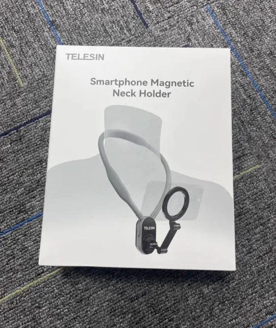 TELESIN Magnetic Neck Mount – Hands-Free Phone Holder