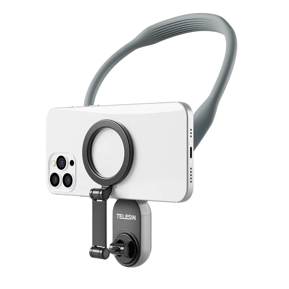 TELESIN Magnetic Neck Mount – Hands-Free Phone Holder