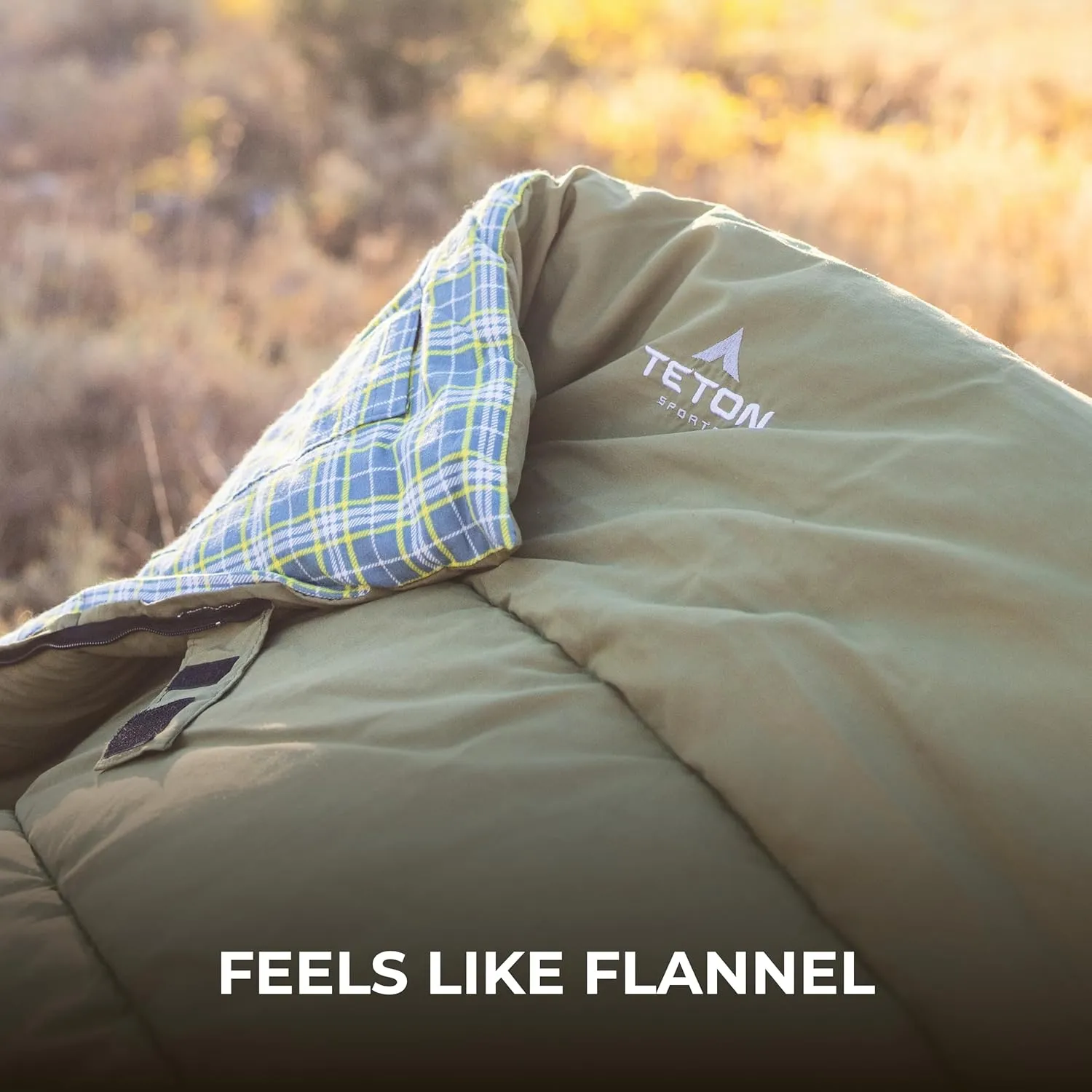 Teton Everyday Response Sleeping Bag for Adults and Kids, 3-Season Sleeping Bags, Stay Warm in Camping Weather, Stuff Sack Included