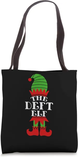 The Deft Elf Christmas Matching Family Coworker Group Tote Bag