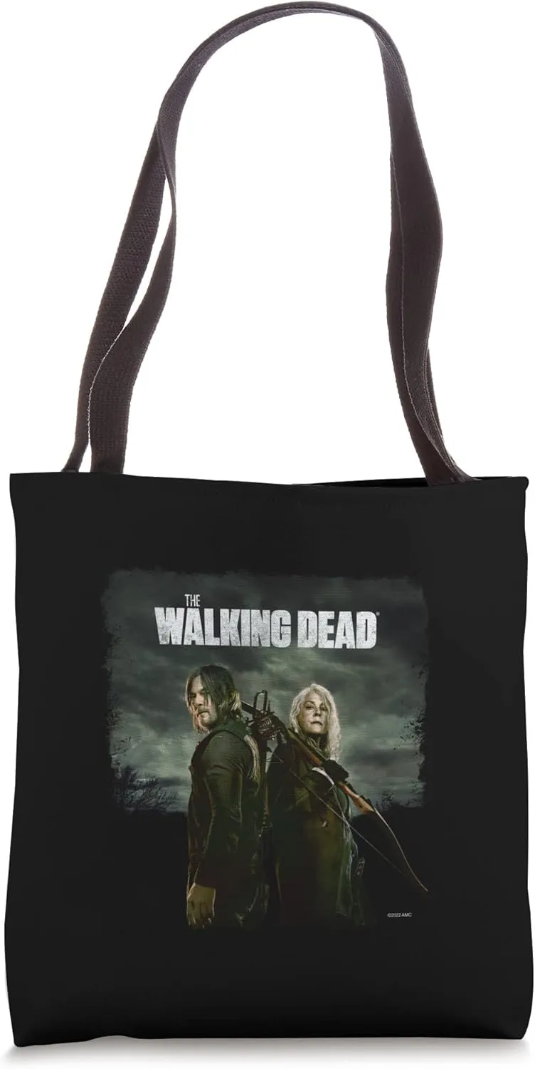 The Walking Dead Daryl and Carol Season 11 Tote Bag