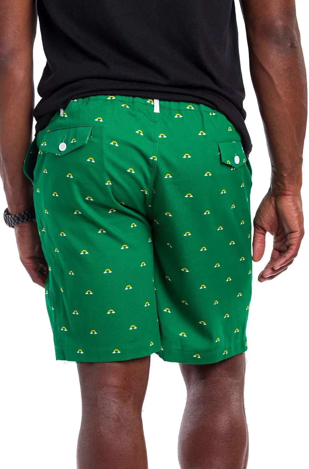 Tipsy Elves St Patricks Day Shorts for Men - Classic St Paddys Designs and Patterned Adult Shorts