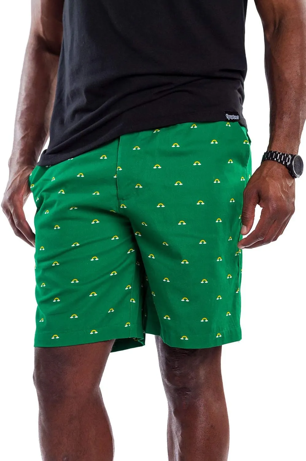 Tipsy Elves St Patricks Day Shorts for Men - Classic St Paddys Designs and Patterned Adult Shorts