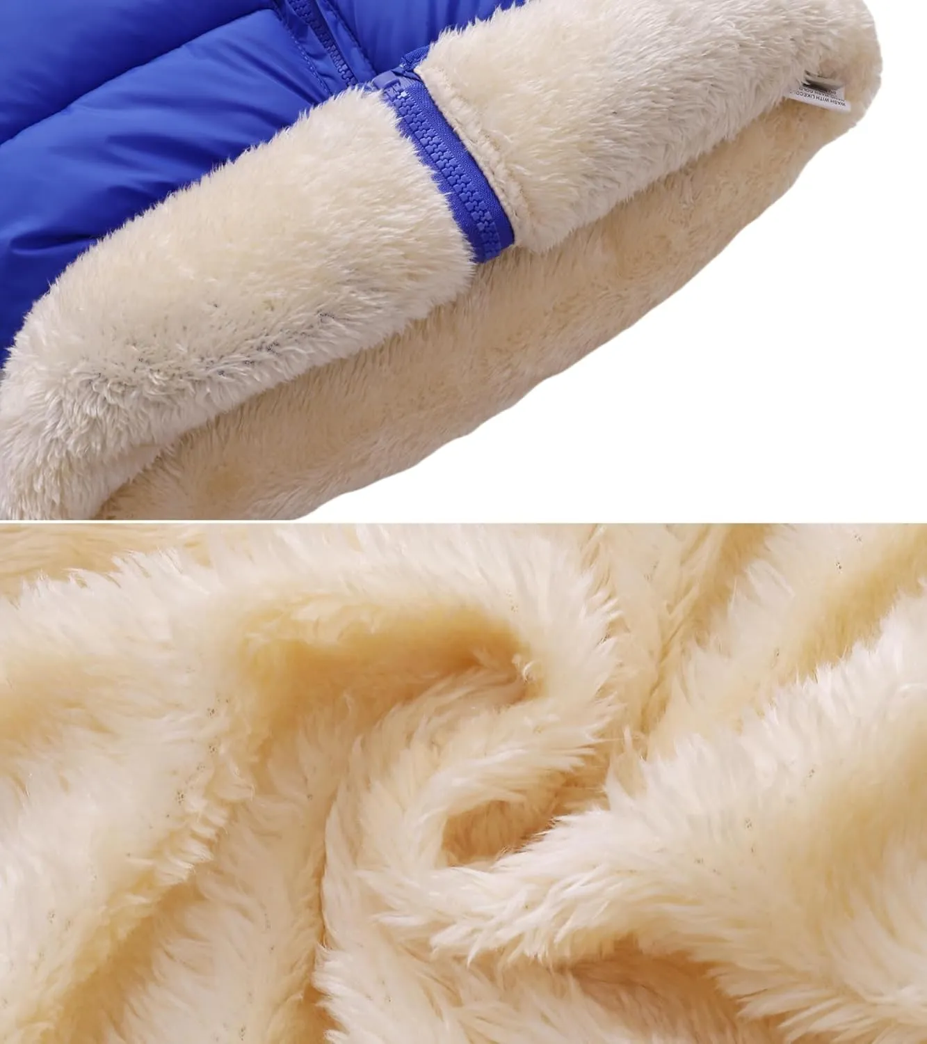 Toddler Baby Hooded Down Jacket Boys Girls Kids Thicken Warm Winter Coat Outerwear 1-7t
