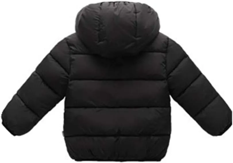 Toddler Baby Hooded Down Jacket Boys Girls Kids Thicken Warm Winter Coat Outerwear 1-7t