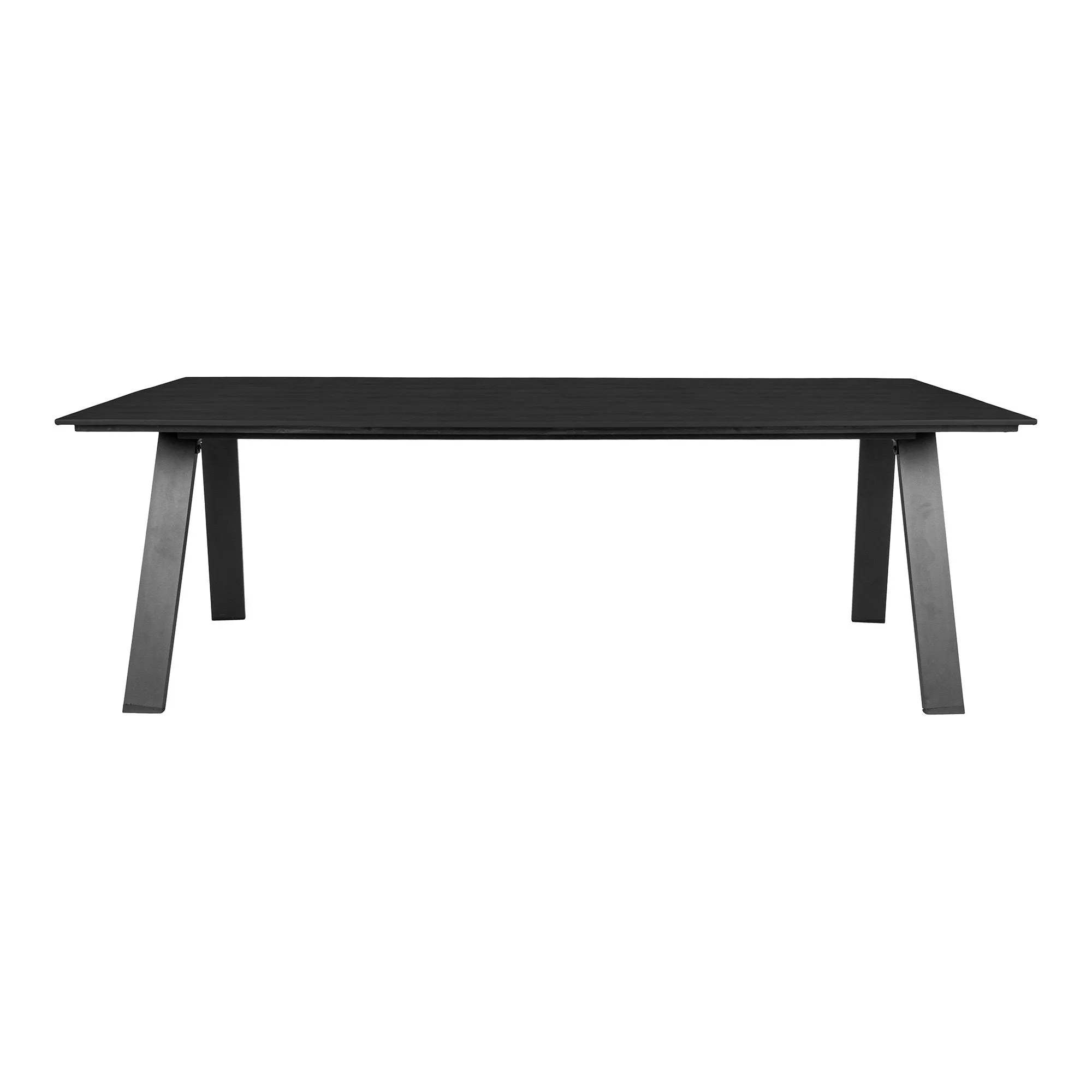 Toronto Dining Table - Dining Table in Nonwood, Black 100x220x74 cm