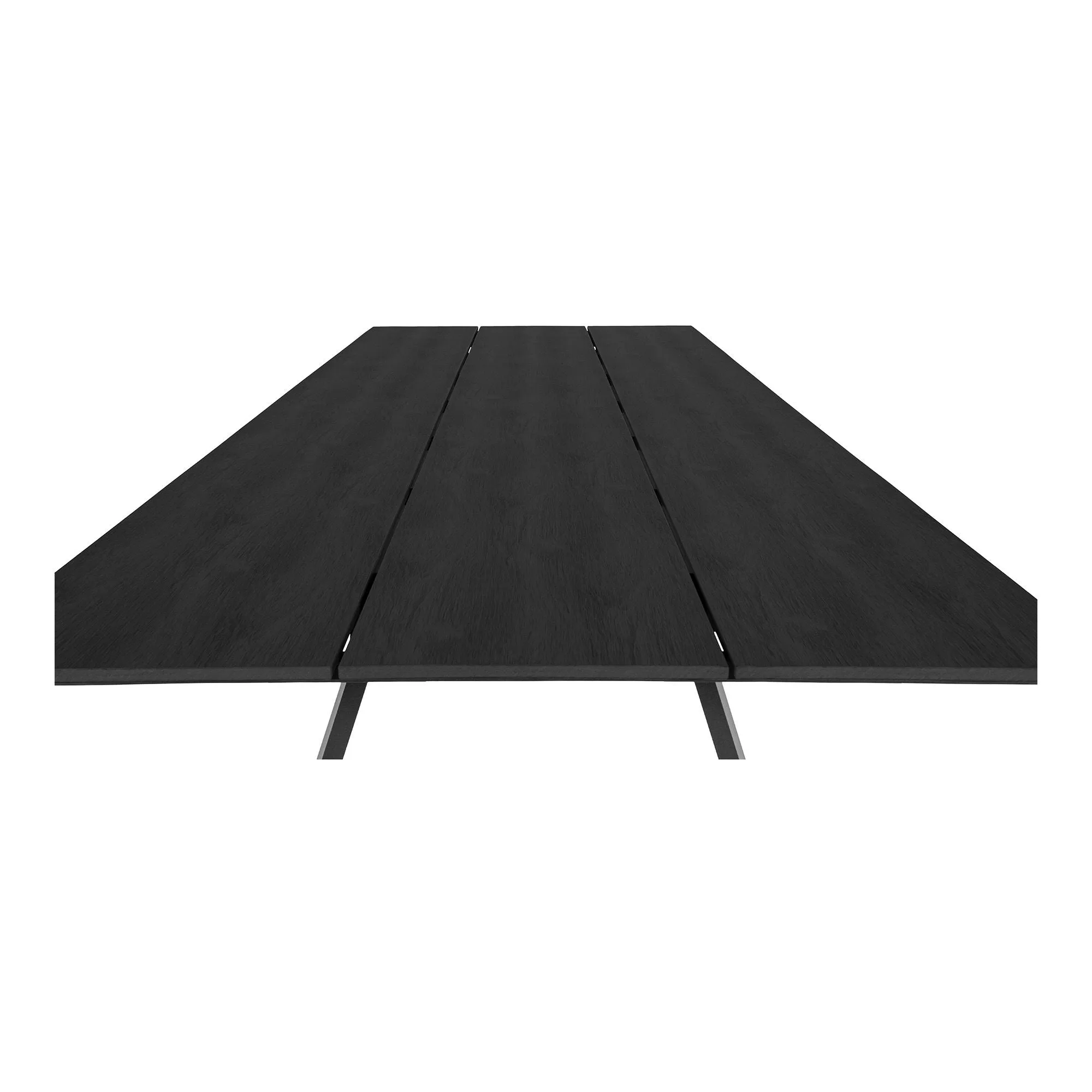 Toronto Dining Table - Dining Table in Nonwood, Black 100x220x74 cm
