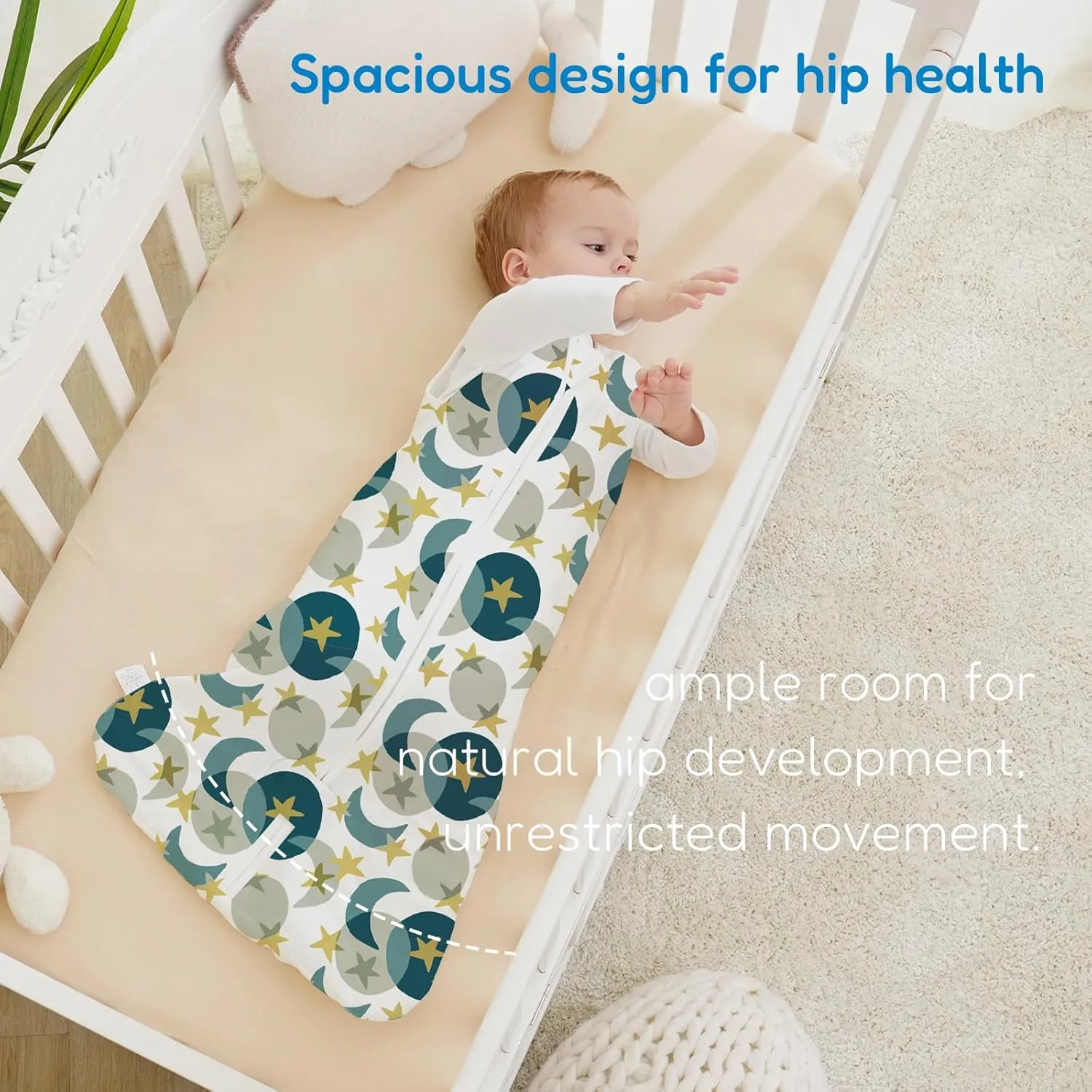 TotAha Sleep Sack 15-18-24 Months 1.0 TOG, Unisex Buttery Soft Sleeping Sacks with 2-way Safe Zipper, Premium Winter Sleep Bag