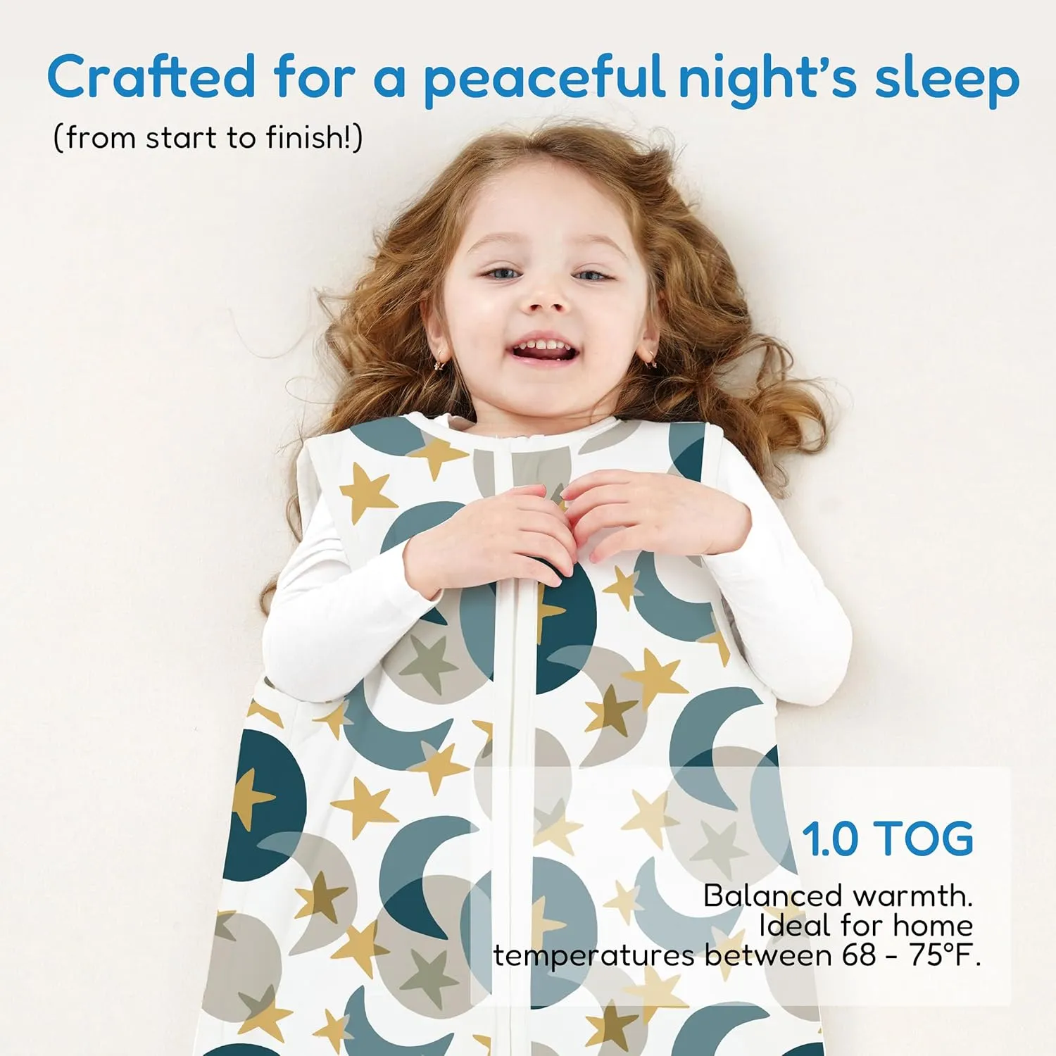 TotAha Toddler Sleep Sack 1.0 TOG for 2T-3T-4T, Unisex Buttery Soft Sleeping Sacks with 2-way Safe Zipper, Premium All Season Sleep Bag