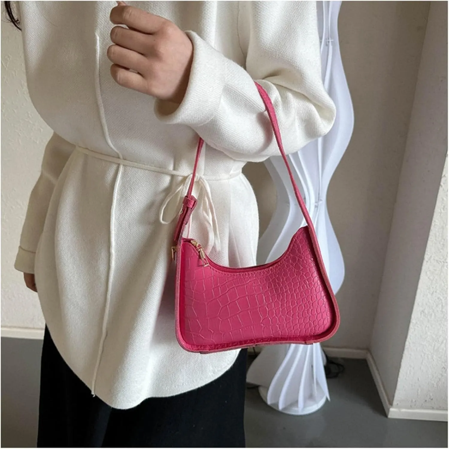Tote Stone Shoulder Underarm Bag