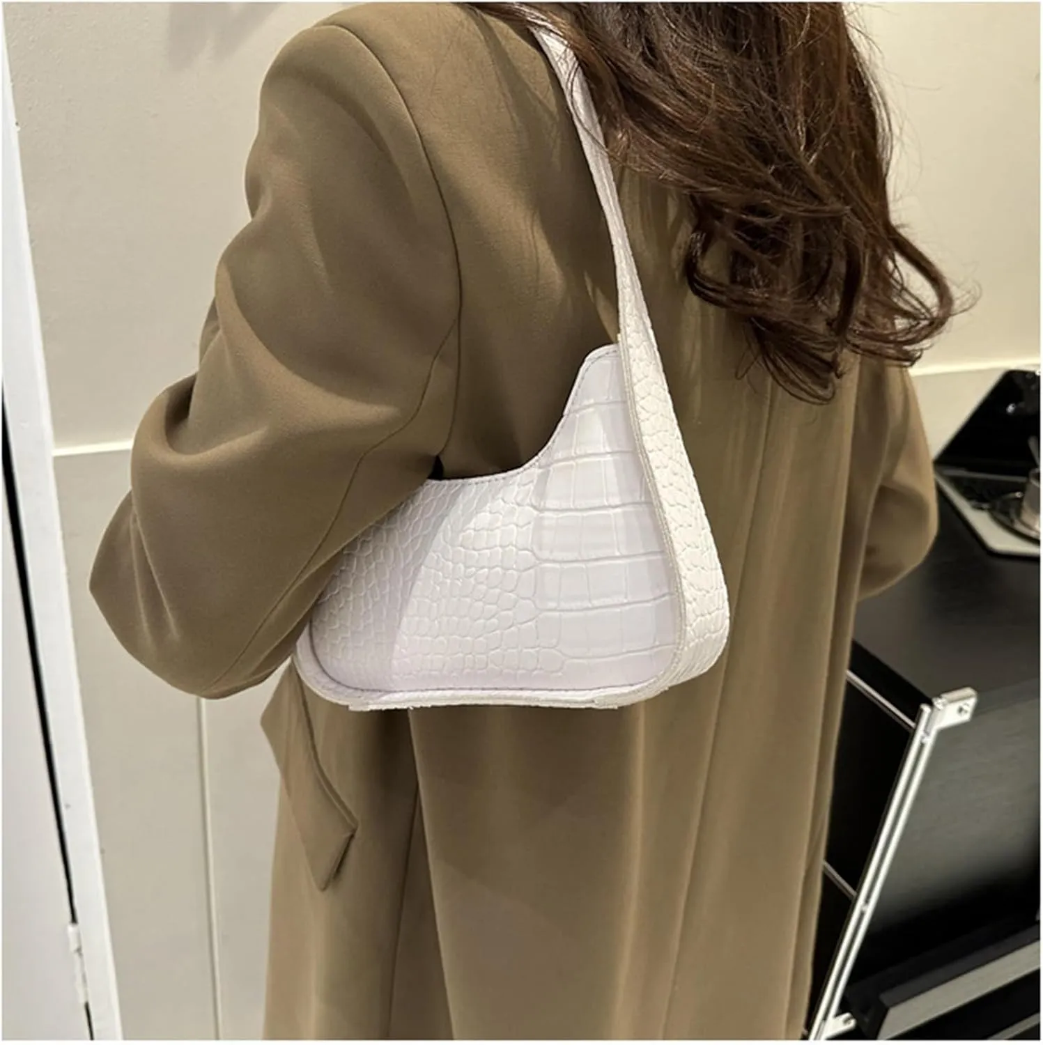 Tote Stone Shoulder Underarm Bag