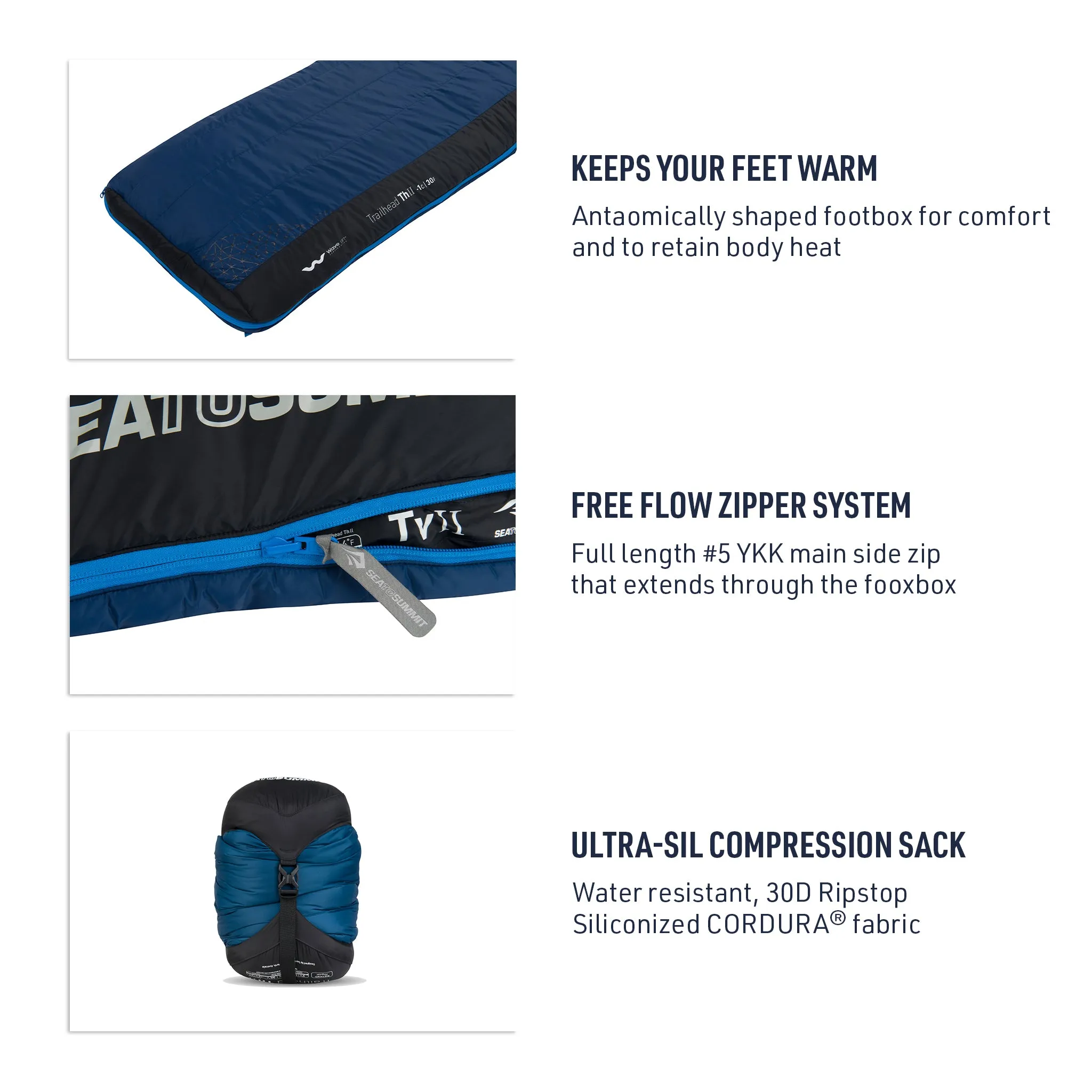 Trailhead Synthetic Sleeping Bag (-1°C & -7°C)