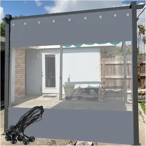 Transparent Tarpaulin Curtains PVC Waterproof Tarpaulin Thickening 0.5mm Weatherproof Partition Curtains, for Porch, Customizable (Color : Clear, Size : 5.9x6.56ft/1.8 x2m)