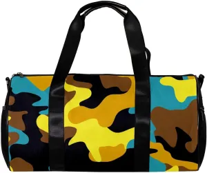 Travel Bag,Mens Gym Bag,Womens Gym Bag,Camo Colored Camouflage,Sports Bag