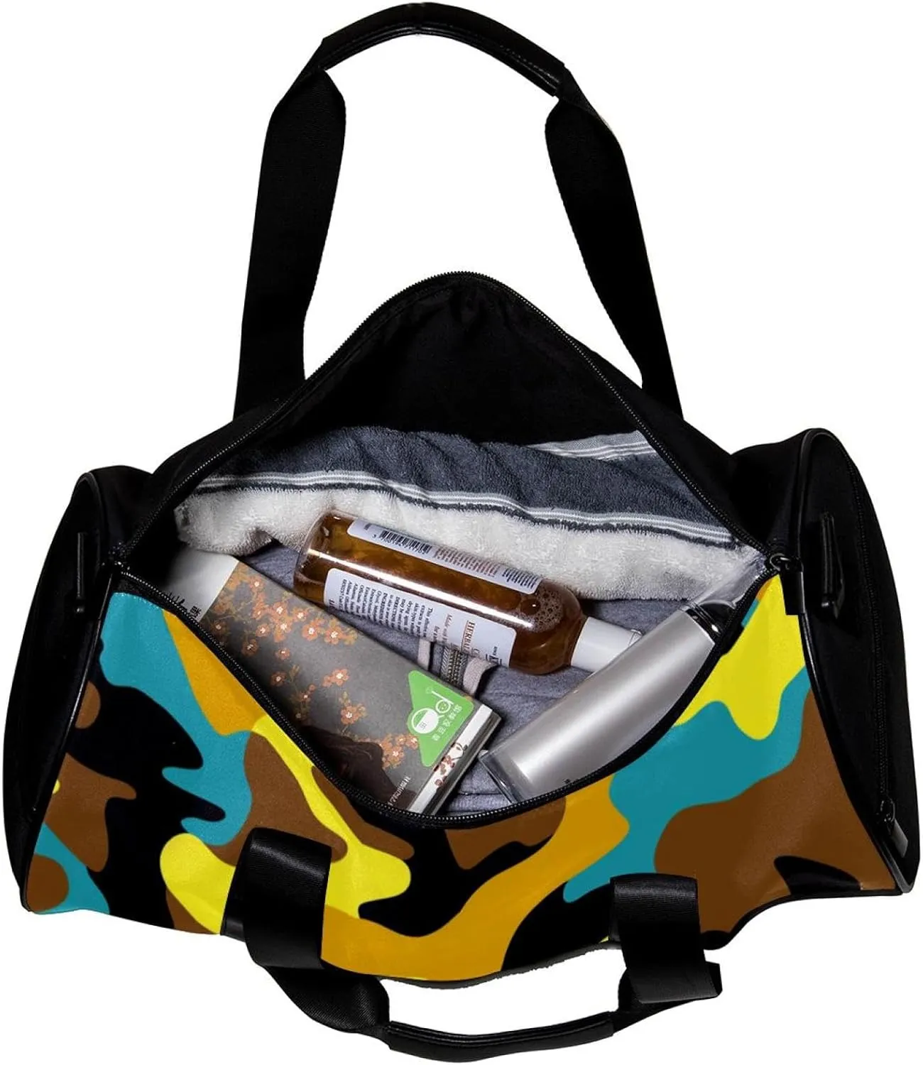 Travel Bag,Mens Gym Bag,Womens Gym Bag,Camo Colored Camouflage,Sports Bag