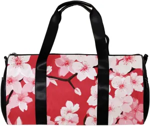Travel Bag,Mens Gym Bag,Womens Gym Bag,Cherry Blossoms,Sports Bag