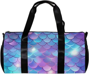 Travel Bag,Mens Gym Bag,Womens Gym Bag,Colorful Scale,Sports Bag
