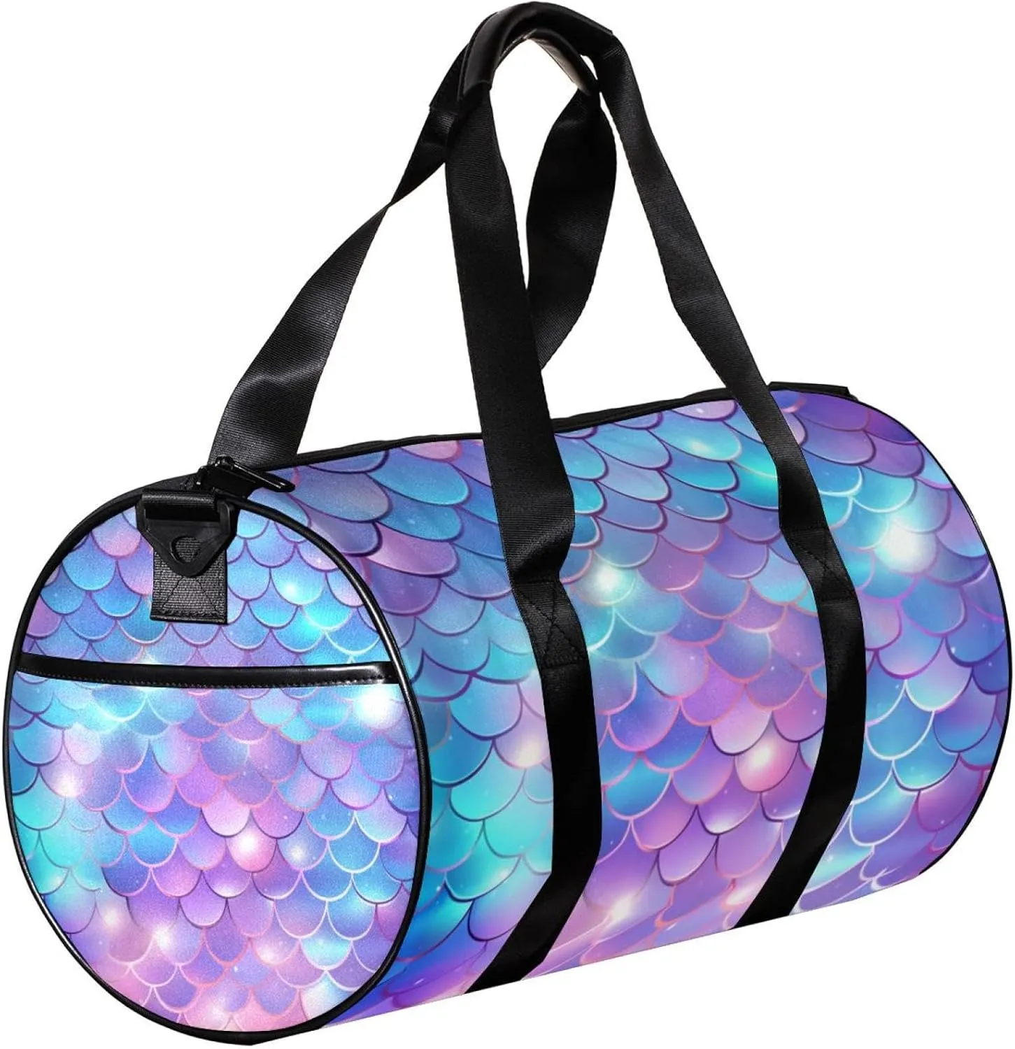 Travel Bag,Mens Gym Bag,Womens Gym Bag,Colorful Scale,Sports Bag