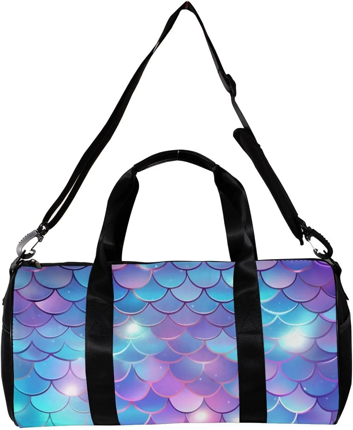 Travel Bag,Mens Gym Bag,Womens Gym Bag,Colorful Scale,Sports Bag