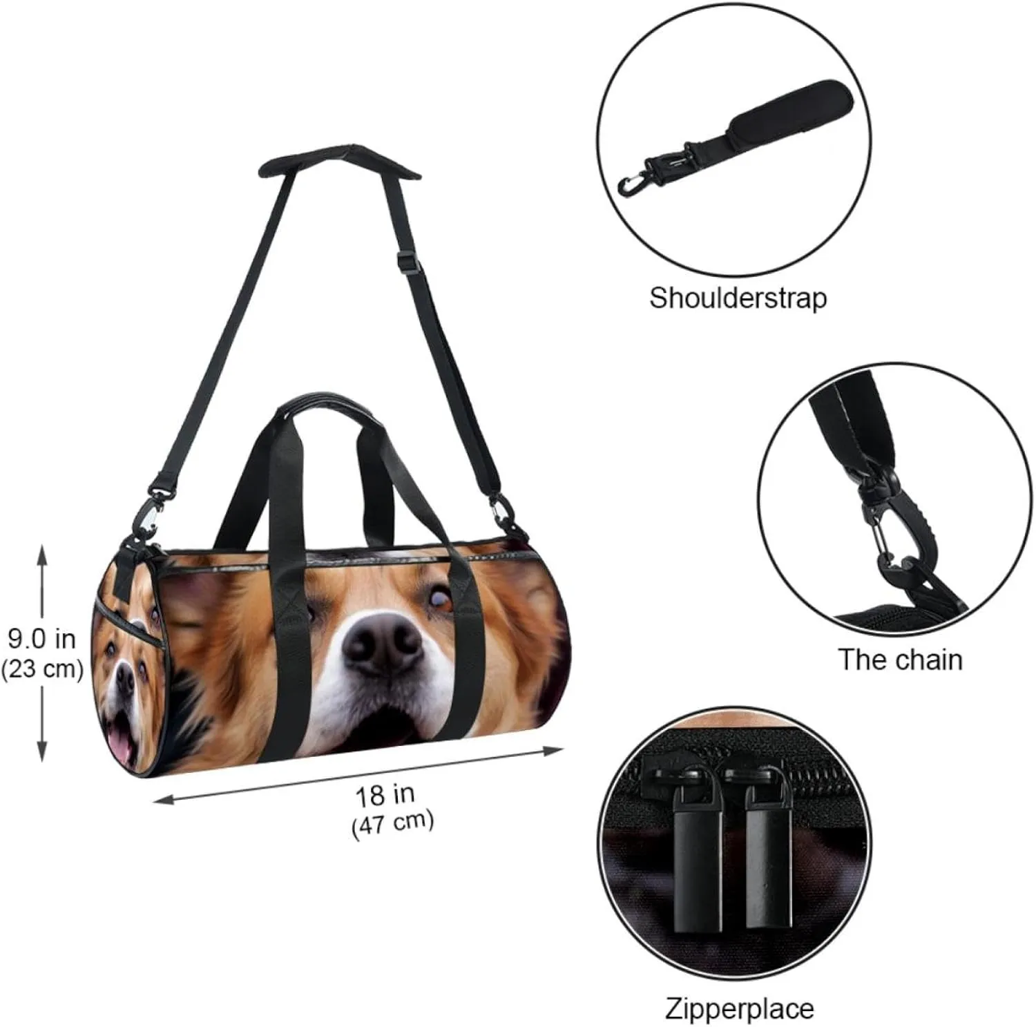 Travel Bag,Mens Gym Bag,Womens Gym Bag,French Bulldog,Sports Bag