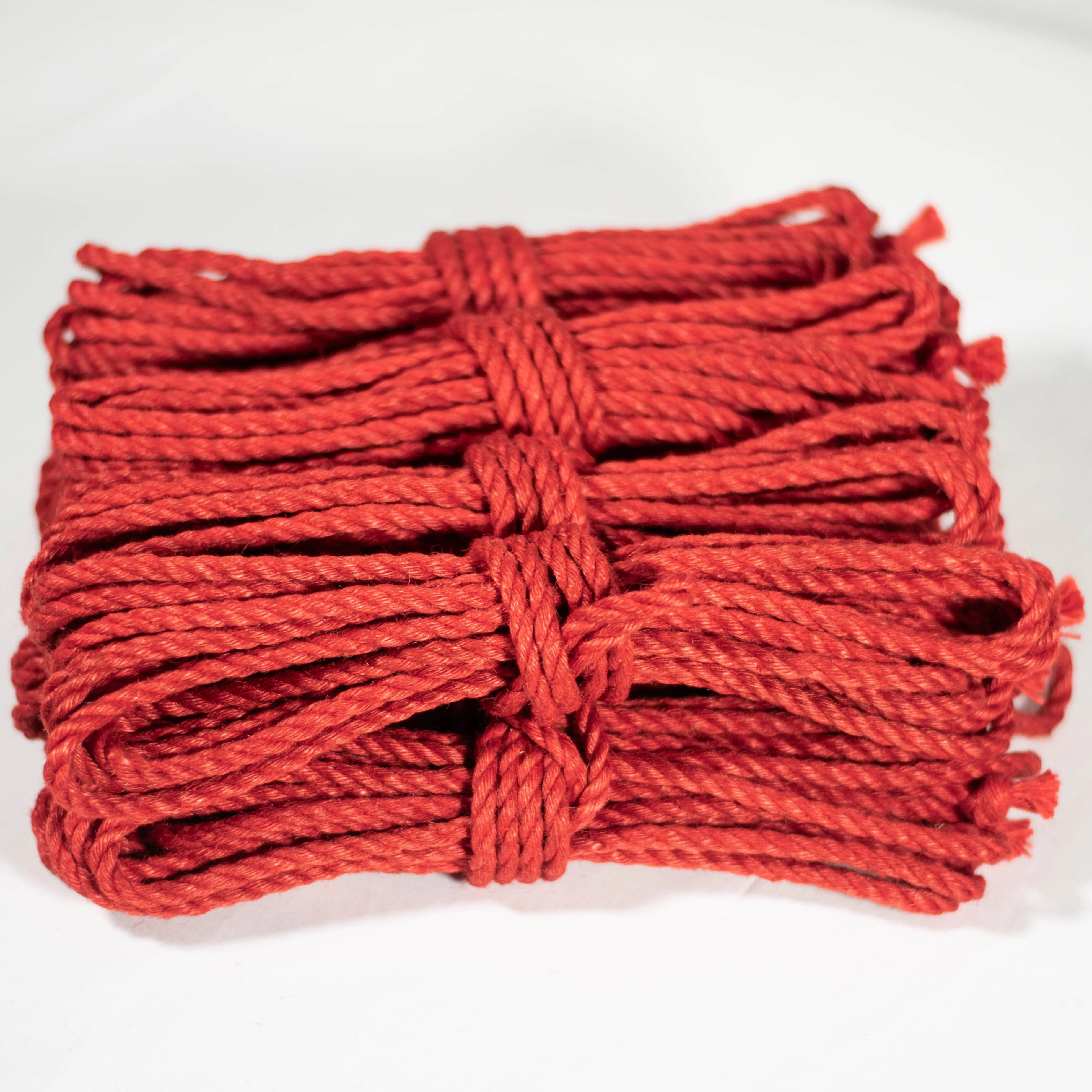 Treated Rope - 6mm Anatomie Red Jute Rope