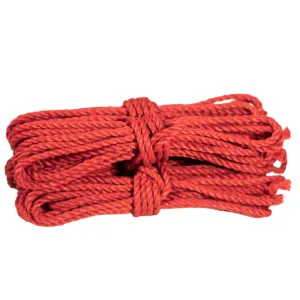 Treated Rope - 6mm Anatomie Red Jute Rope