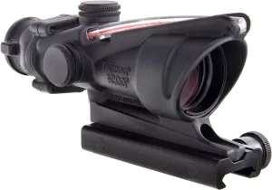 Trijicon ACOG 4 X 32 Scope Dual Illuminated Horseshoe Dot .223 Ballistic Reticle, Red