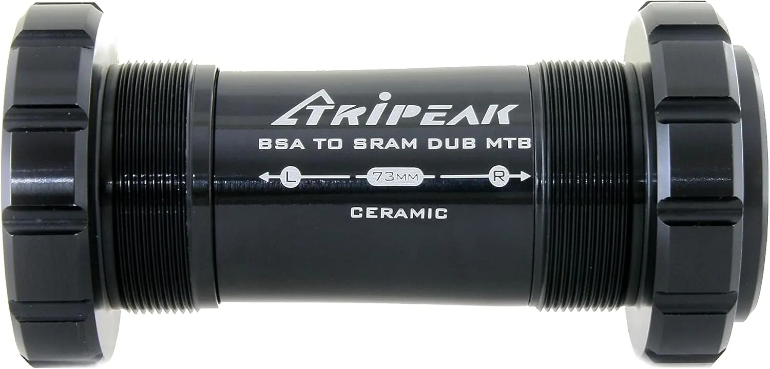 TRiPEAK Bottom Bracket BSA/ITA/C60/CR1/T47, with Ceramic Bearings for 22mm SRAM Dub & 22/24mm GXP Crankset, Threaded BB Compatible with Trek, Giant, Specialized, Canyon, Campagnolo Frame