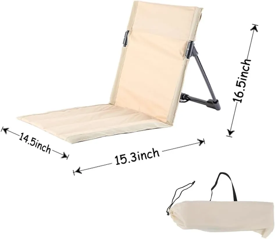 Ultra-Light Camping Folding Chair with Backrest,Outdoors Relaxing Chair with Carry Bag for Camping Beach Road Trips