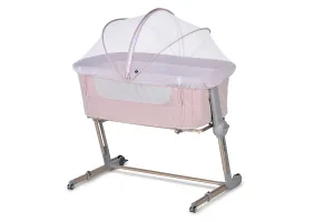 Unilove Hug Me Plus 3-in-1 Bedside Sleeper & Portable Bassinet for Newborn, Plum Pink