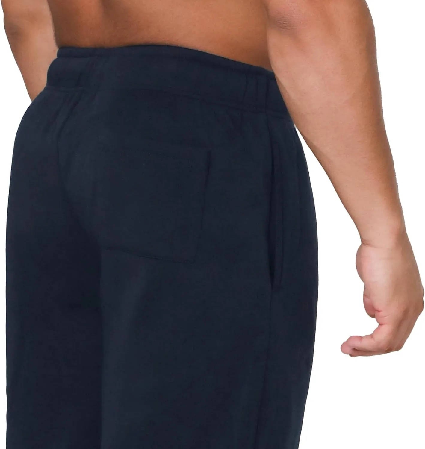 UNIQUE STYLES ASFOOR Elastic Bottom Baggy Sweatpants for Men, Workout Fleece Sweat Pants with Pockets