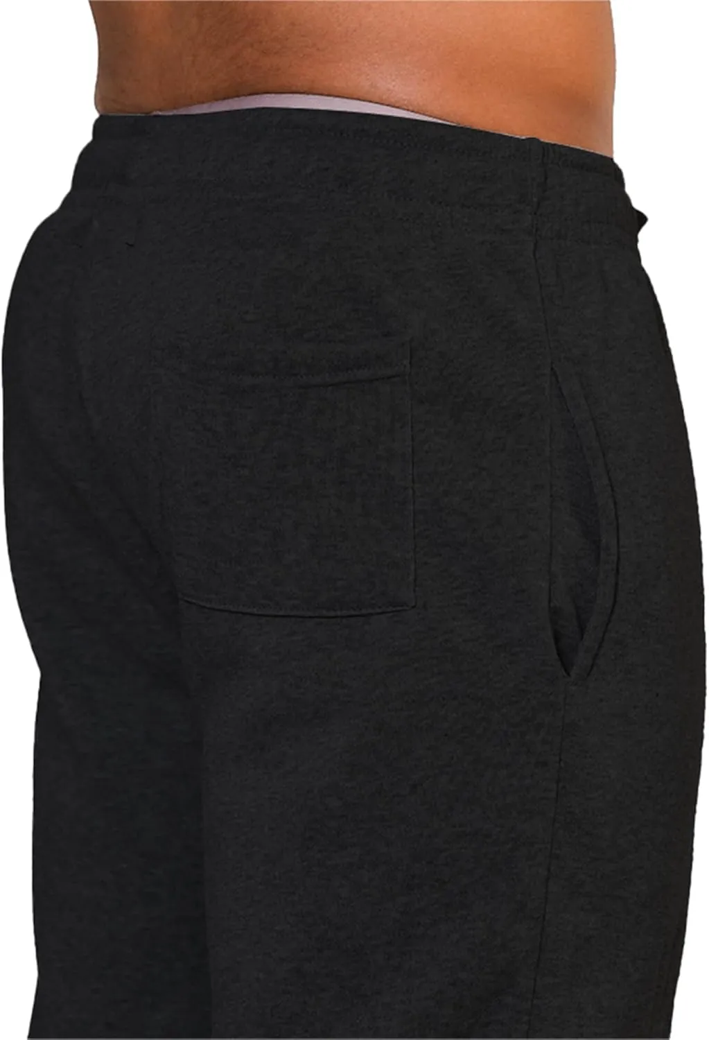 UNIQUE STYLES ASFOOR Elastic Bottom Baggy Sweatpants for Men, Workout Fleece Sweat Pants with Pockets