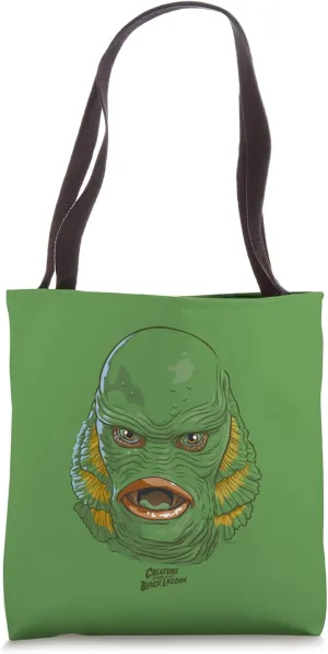 Universal Monsters Creature from the Black Lagoon Big Face Tote Bag