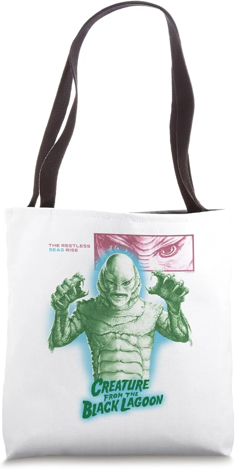 Universal Monsters Creature From The Black Lagoon Restless Tote Bag