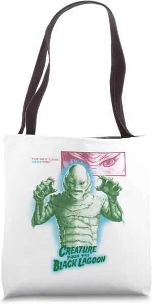 Universal Monsters Creature From The Black Lagoon Restless Tote Bag