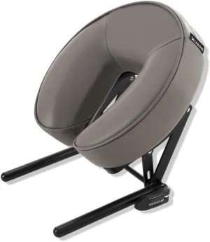 Universal-Size Ergonomic BeautyArc™ Massage Table Face Cradle 012 Replacement for Massage Table/Massage Chair Headrest Platform with Memory Foam Face Cushion 632 (Headrest Set) (Gray)