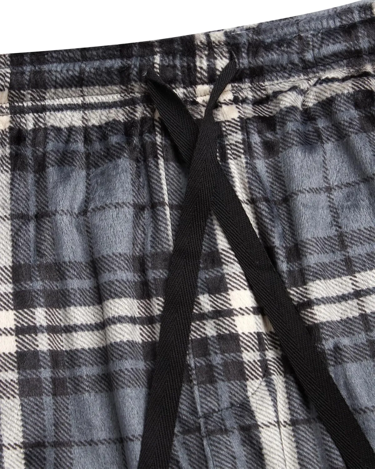 U.S. Polo Assn. Men's Pajama Pants - Soft Fleece Plaid Lounge Pants Sleepwear Bottoms for Men with Pockets (Sizes: S-XL)