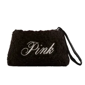 Victoria's Secret - Zippered Fleece Cosmetics Bag | Black |   Sleeping Eye Mask