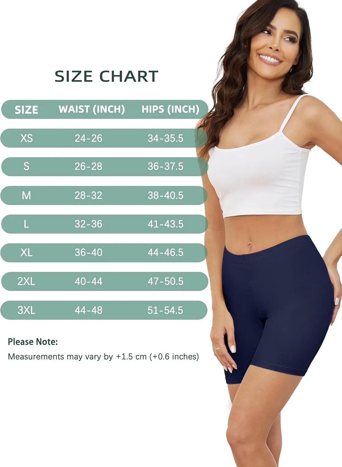 voenxe Women Cotton Boy Short Underwear,Shorts for Under Dress,Ladies Anti Chafe Boxer Briefs,High Waist Long Leg,4 Pack