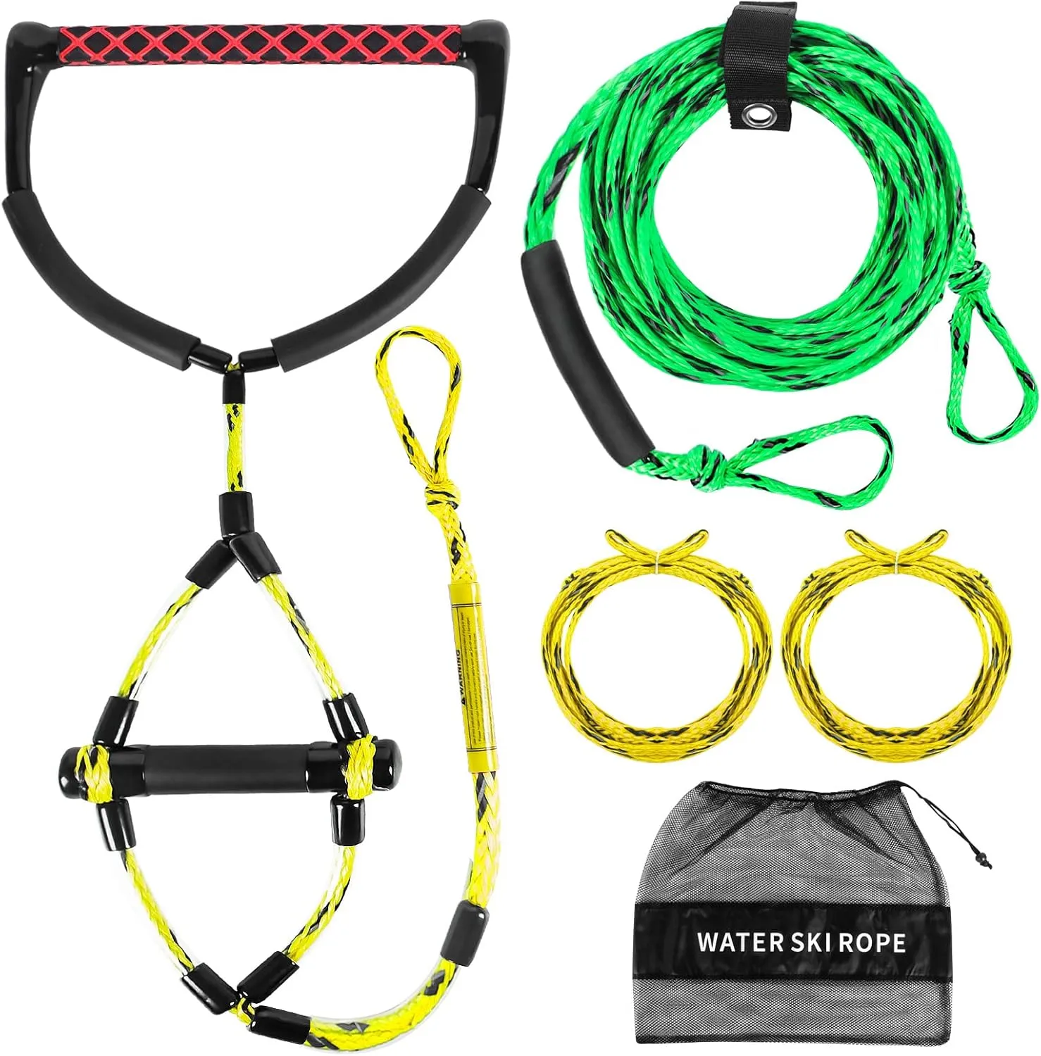 Wakeboard Water Ski Towing Rope for Motorboat Watersports Rope with Eva Handle