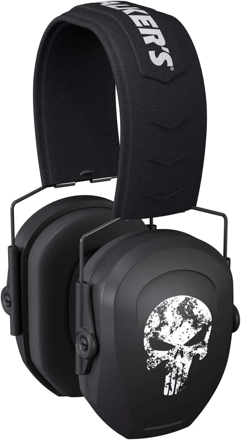 Walker's Muff Razor Slim Low-Profile Compact Folding 27db Nrr Gun Range Shooting Hearing Protection Passive
