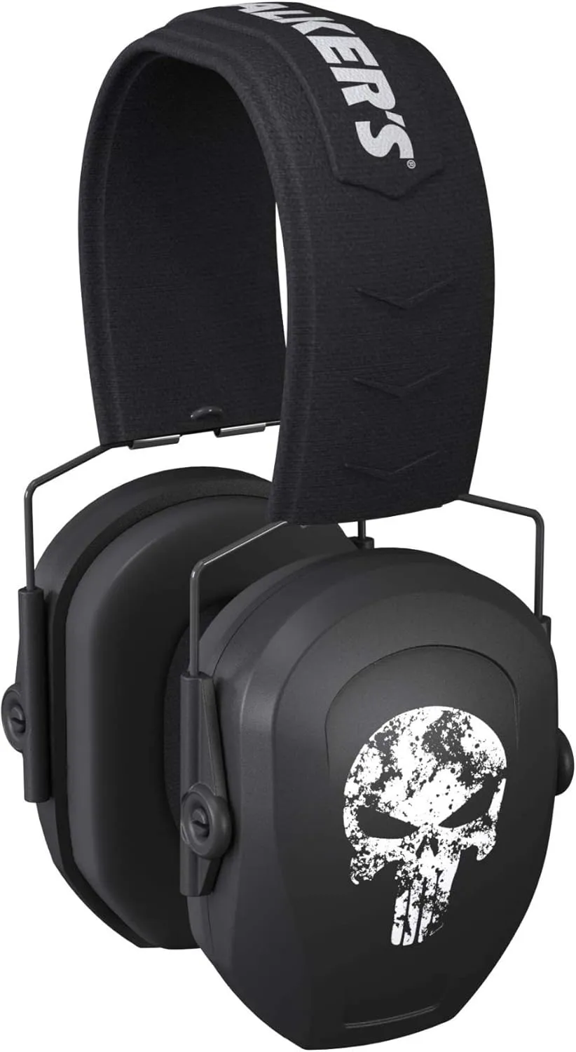 Walker's Muff Razor Slim Low-Profile Compact Folding 27db Nrr Gun Range Shooting Hearing Protection Passive