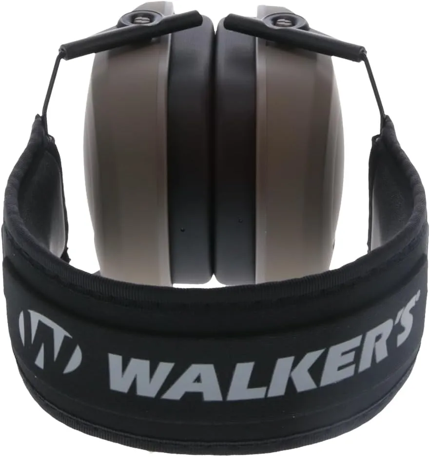 Walker's Muff Razor Slim Low-Profile Compact Folding 27db Nrr Gun Range Shooting Hearing Protection Passive