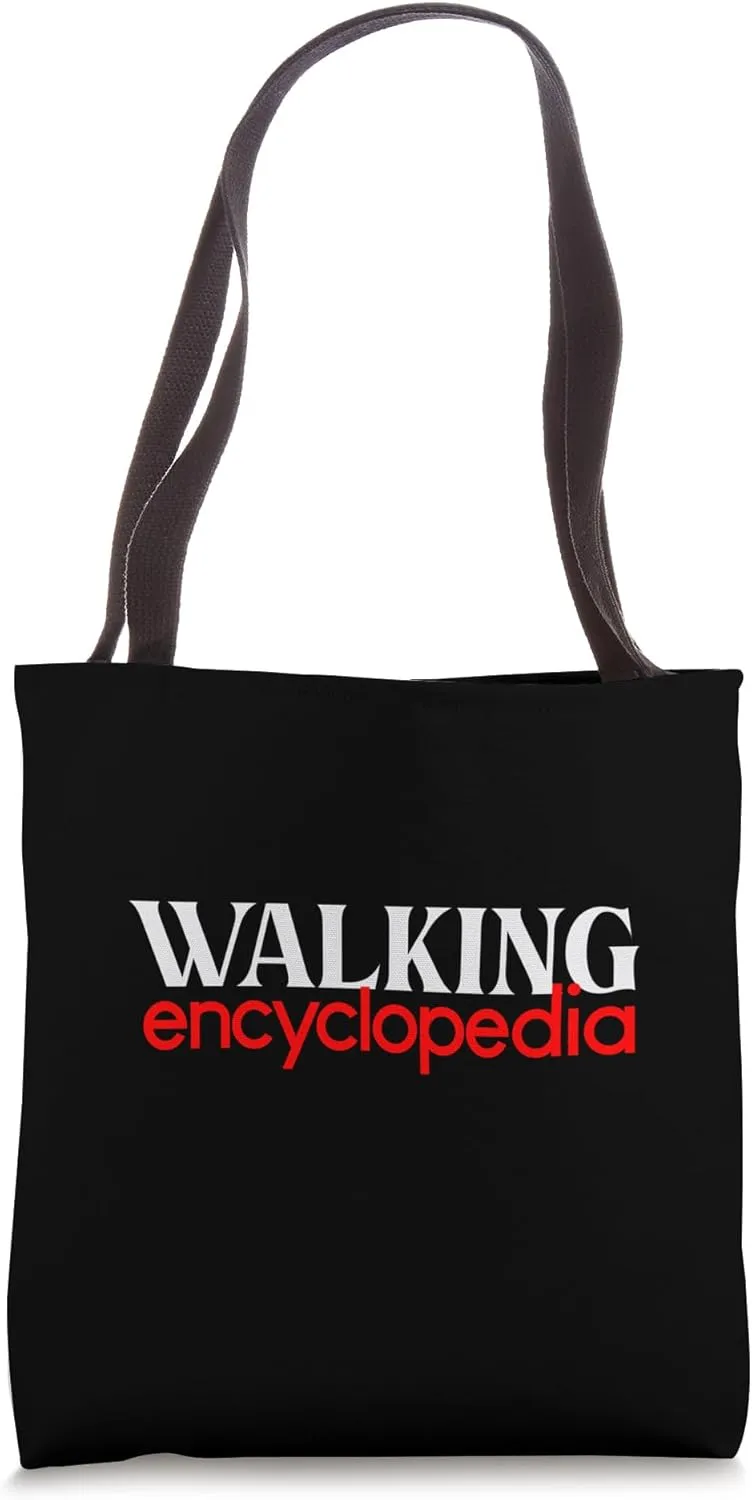 Walking Encyclopedia Tote Bag