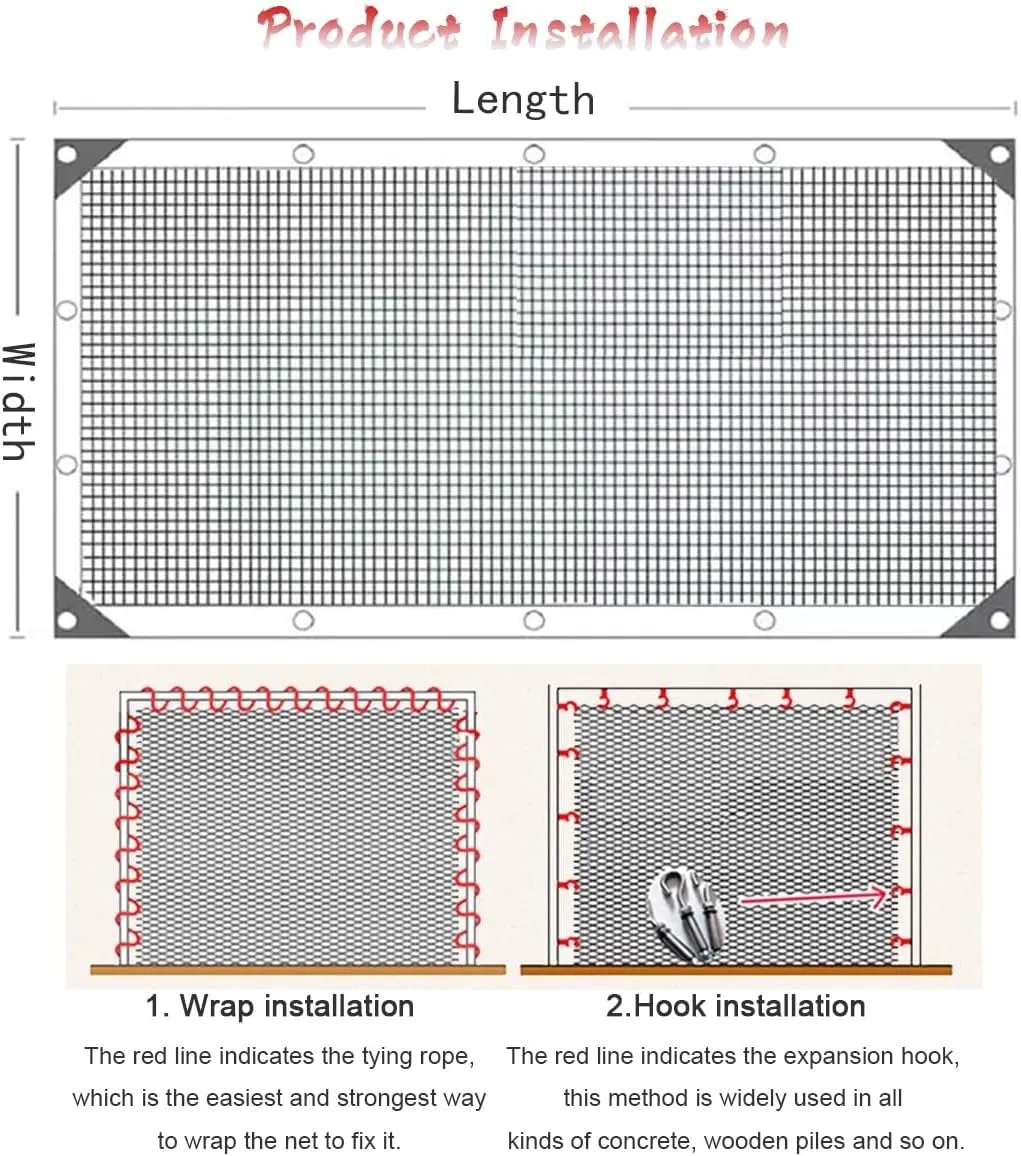 Wall Decorative Hemp Rope Netting，Decorative Mesh for Photos, Paintings, Tools，Hand Woven Decor Mesh for Bars, Coffee Houses(2Mx7M)