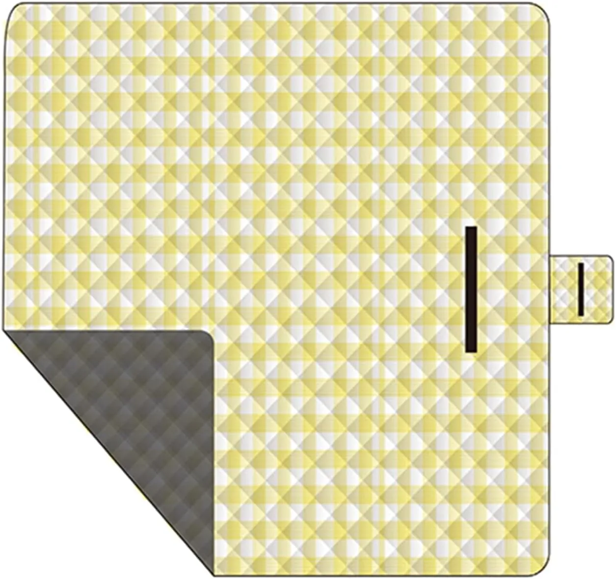 Washable Picnics Blanket Outdoor 3-Layer Beach Blanket Lightweight Handy Camping Mat for Indoor and Outdoor