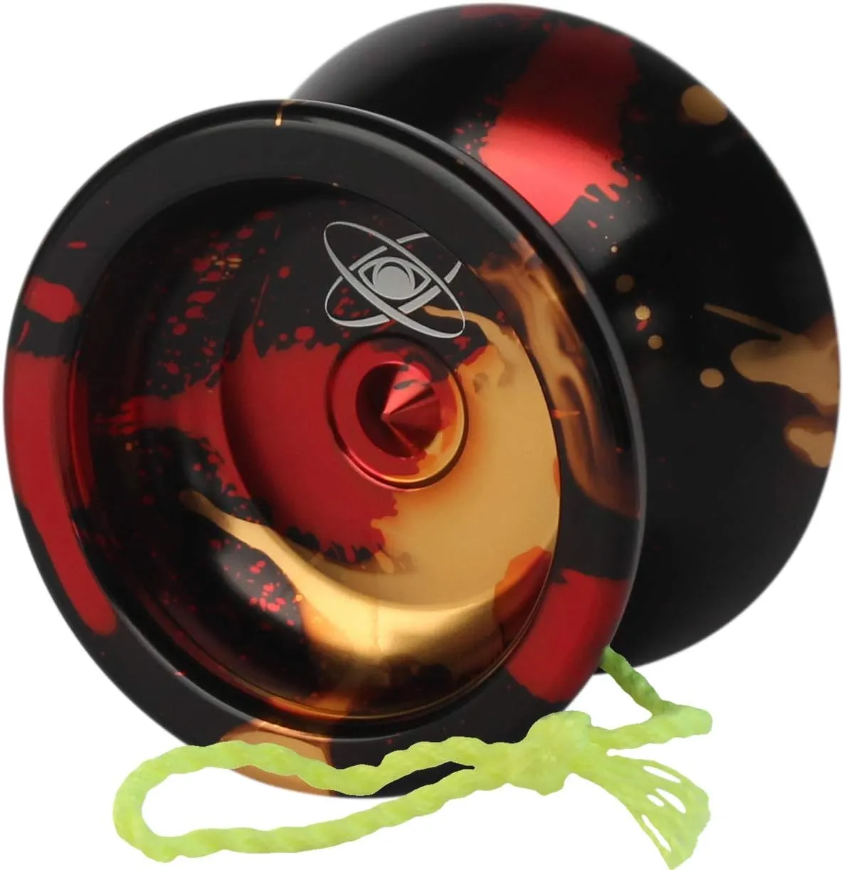 Watcher Metal Professional Yoyo with Ball Bearing Axle and Extra String (Volcano)