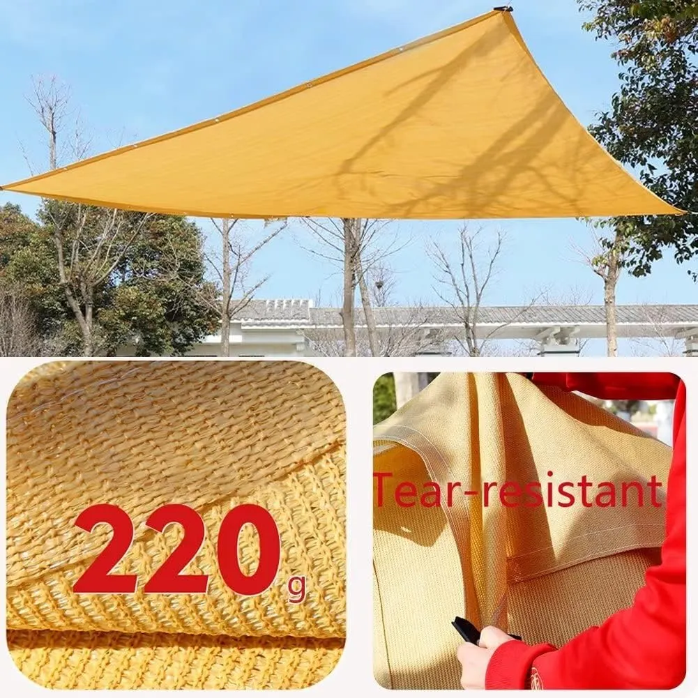 Waterproof Sun Shade Rectangle Sail,4m x 5.6m Greenhouse Sunblock Cloth with Taped Edge Grommets UV Resistant 90% Shade Rate Fabric for Greenhouse Garden Flower Plant Wind Protection